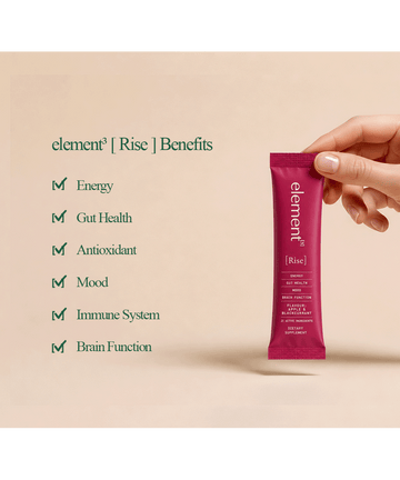 element³ RISE | Women's Daily Multi-Active Supplement | Energy, Gut Health & Longevity | 21 Active Ingredients | 30 Day Supply